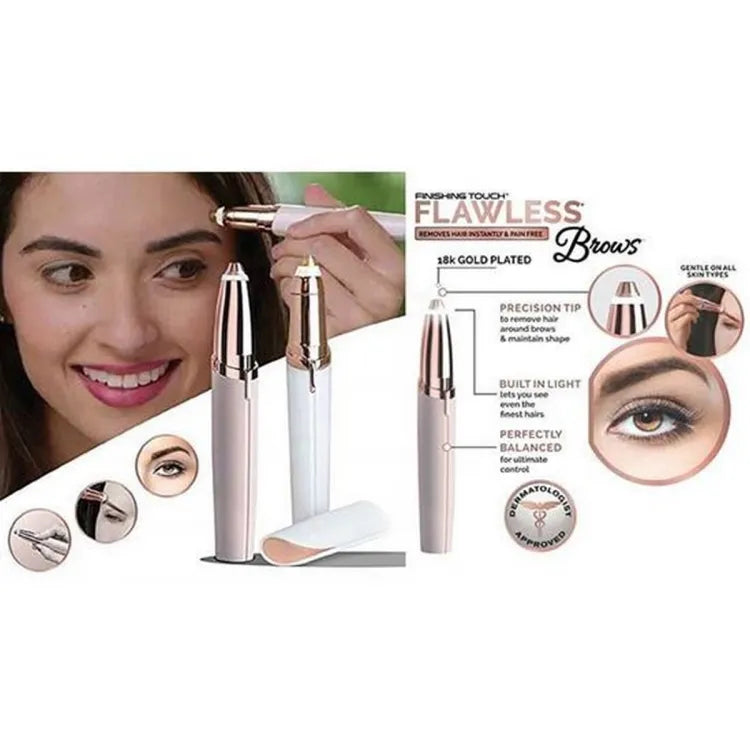 Flawless Brows Made Easy: Rechargeable Eyebrow Hair Remover Trimmer Pen