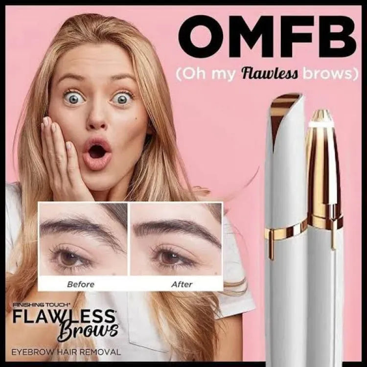 Flawless Brows Made Easy: Rechargeable Eyebrow Hair Remover Trimmer Pen